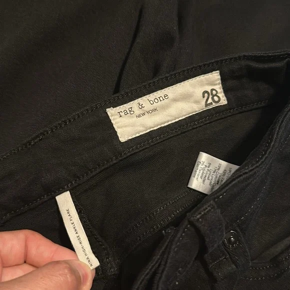 Rag & Bone High Rise Crop Flare Jeans - Picture 6 of 7